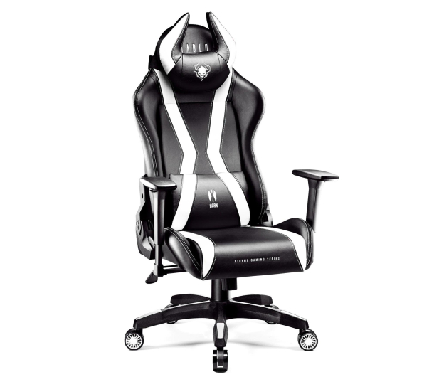 Diablo Chairs X-Horn 2.0 King Size Czarno-biały - 1208653 - zdjęcie